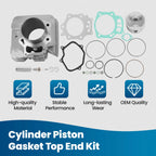Piston Gasket Top End Kit for Honda Foreman TRX450 1998–2004