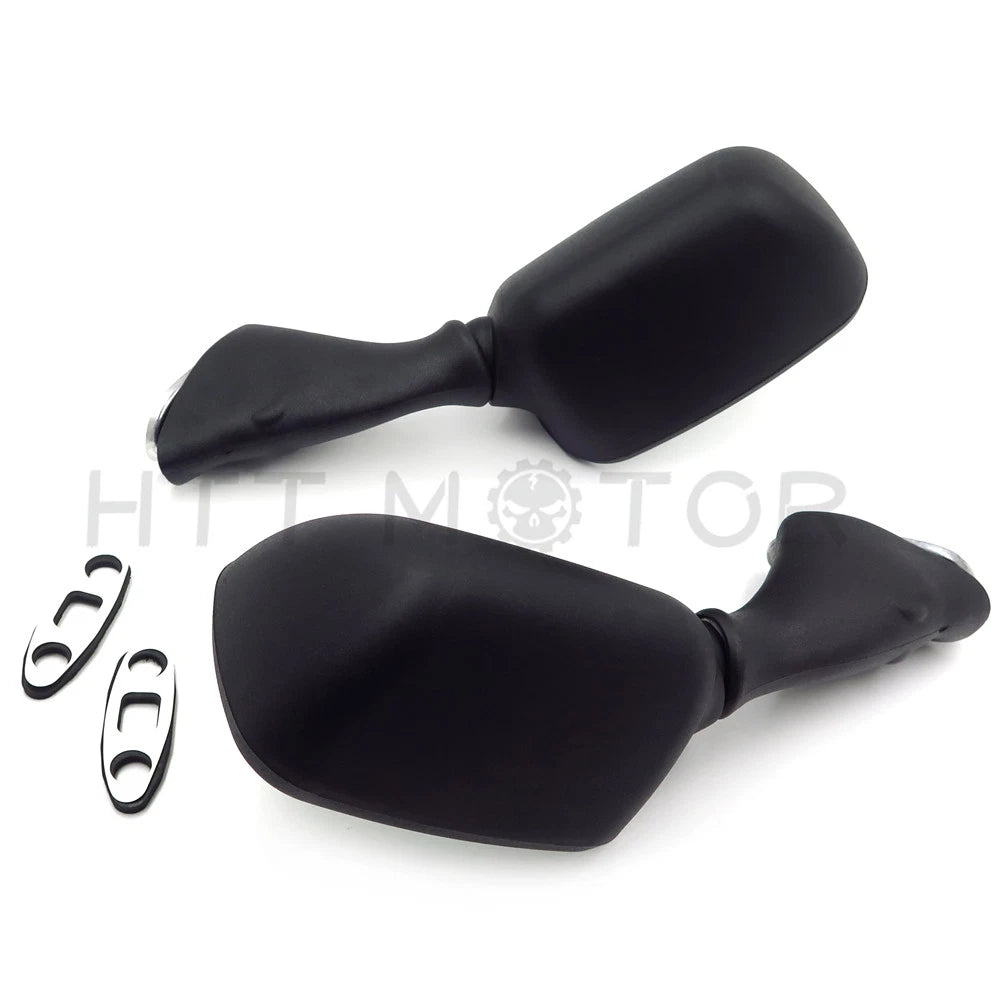 Black Side Rear View Mirrors for Suzuki GSX1300R Hayabusa GSXR1000 GSX-R750 (2000–2023)