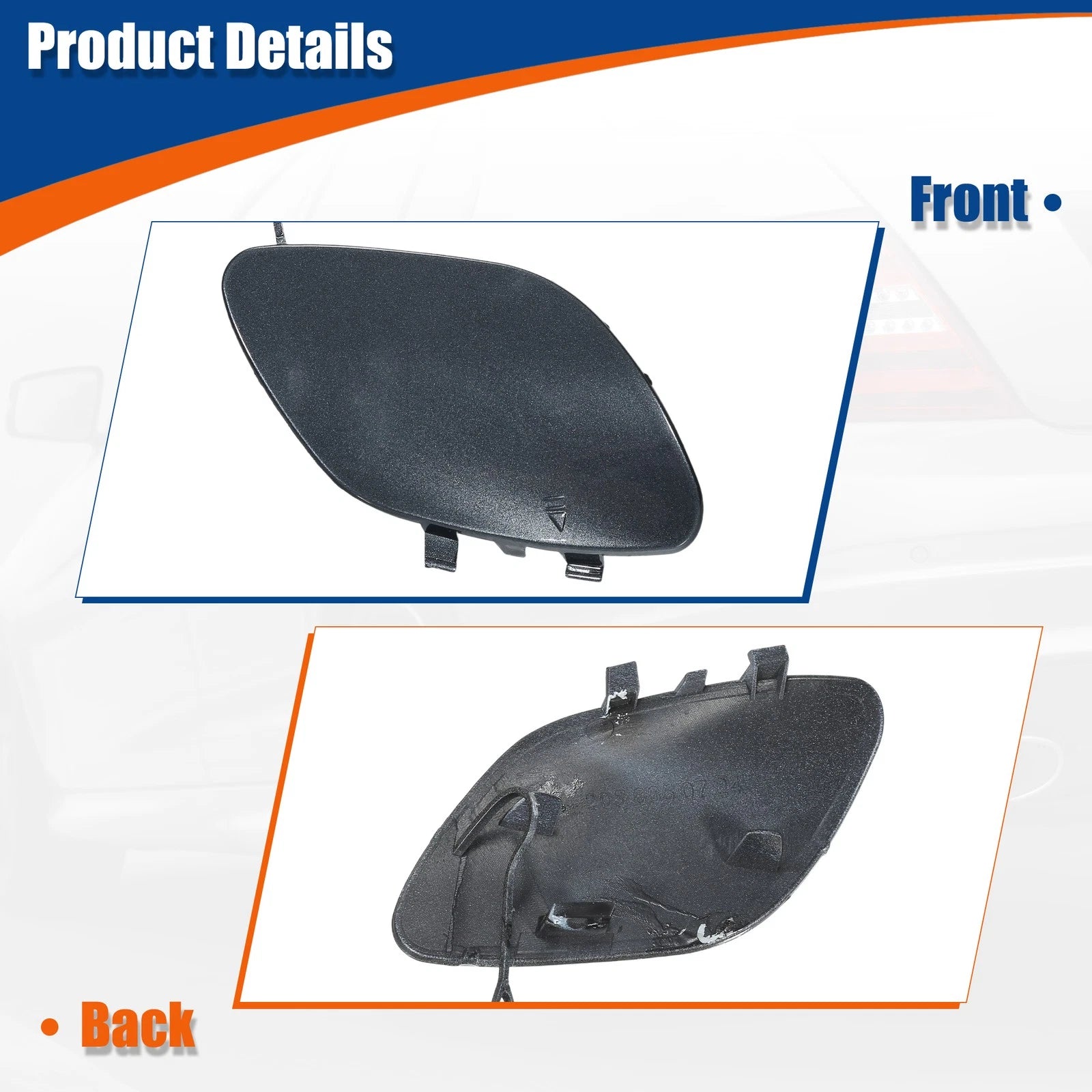 Tow Hook Cover for Mercedes-Benz A-Class (2019–2023) No.A2058850724 Tenorite Grey