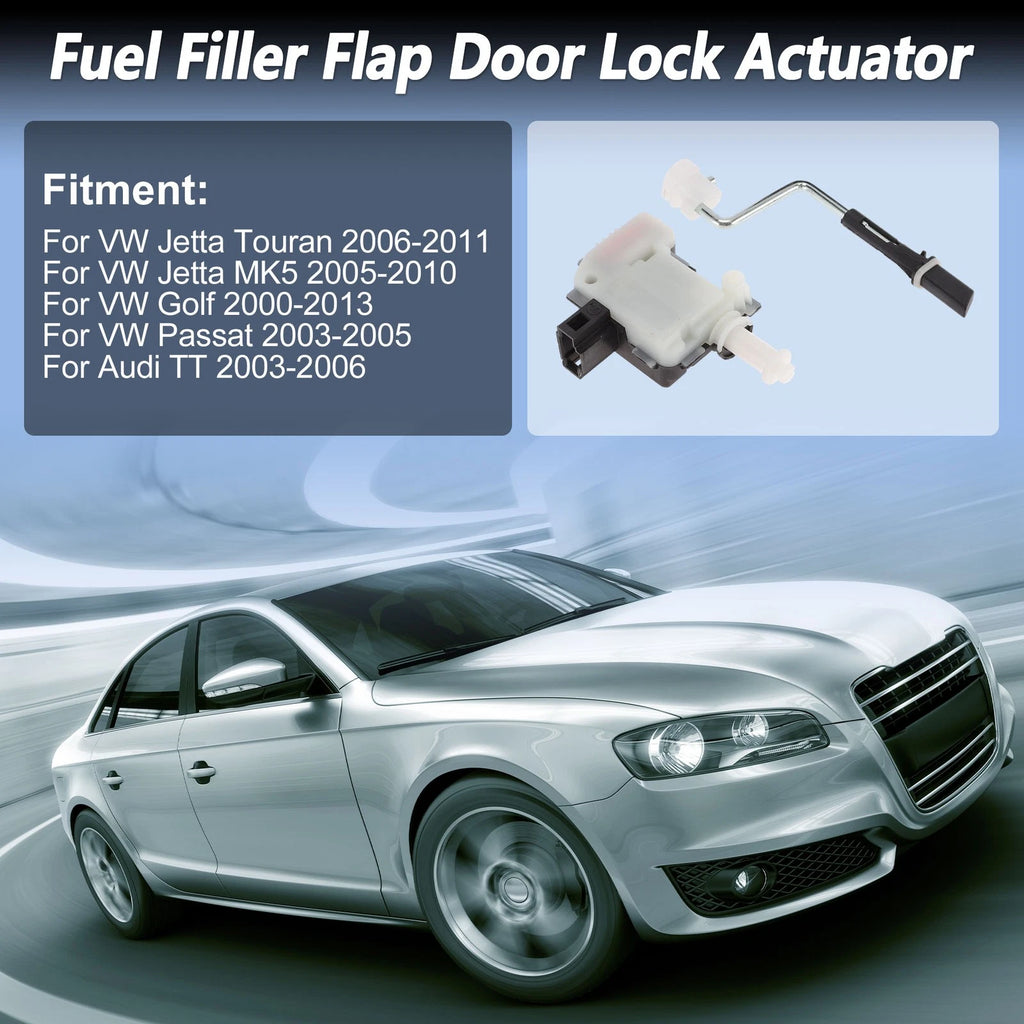Fuel Filler Flap Door Latch Lock Actuator Motor for VW Jetta, Touran (2006–2010)