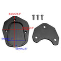 Kickstand Enlarger Plate Pad for Tiger Sport 660 (2022–2025) Black