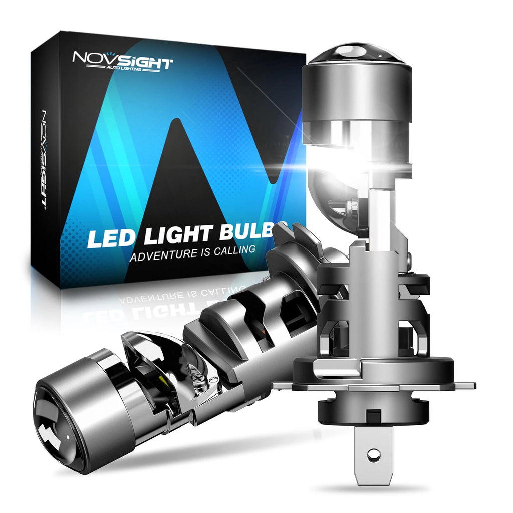 2X H7 LED Headlight Bulbs for NOVSIGHT (6500K, 17000LM)