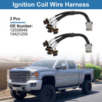 2X Ignition Coil Wire Harness No.12558948 for Chevy Corvette 5.7L (1997–2004)