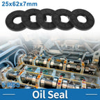 Set of 5 Oil Seal Rotary Shaft Seal Nitrile Rubber 25x62x7mm