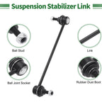 Set of 4 Front Outer Tie Rod Ends & Sway Bar Link for Chrysler Sebring (2007–2008)