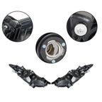 Set of 2 Projector Headlights Chrome for Toyota Corolla (2011–2013)
