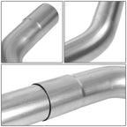 16-Piece 3" OD Steel Exhaust Pipe Straight & Bends Kit Universal