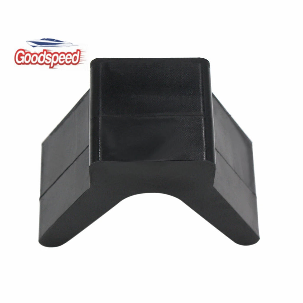 2 Inch Polyurethane V Bow Stop for Boat Trailer (Black)