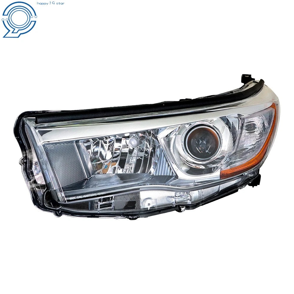 Headlight Set for Toyota Highlander (2014-2016) Halogen Projector