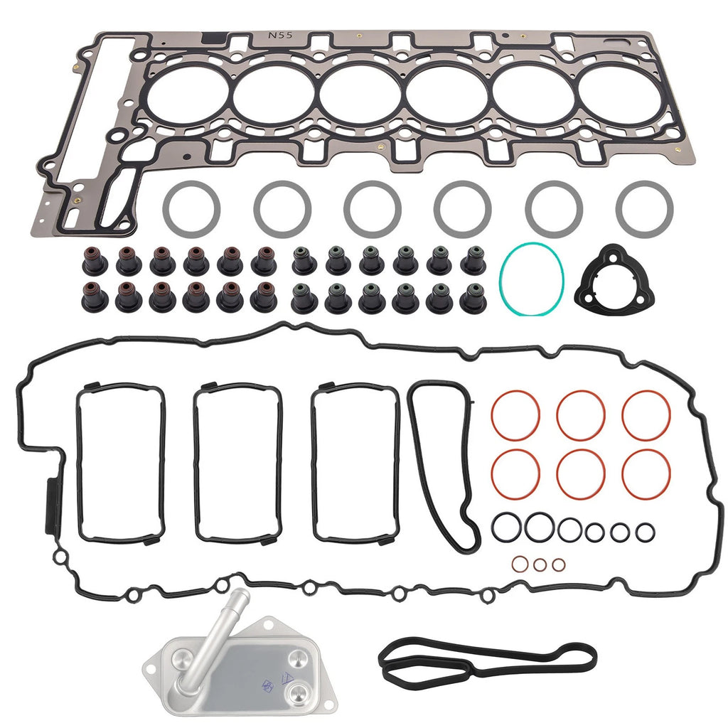 Engine Gasket Set with Oil Cooler for BMW F10 535i 3.0 Turbo (2010–2016)