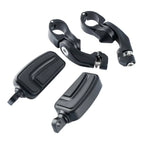 Matte Black 1 1/4'' 32mm Short Highway Bar Pegs Footpeg Pedal