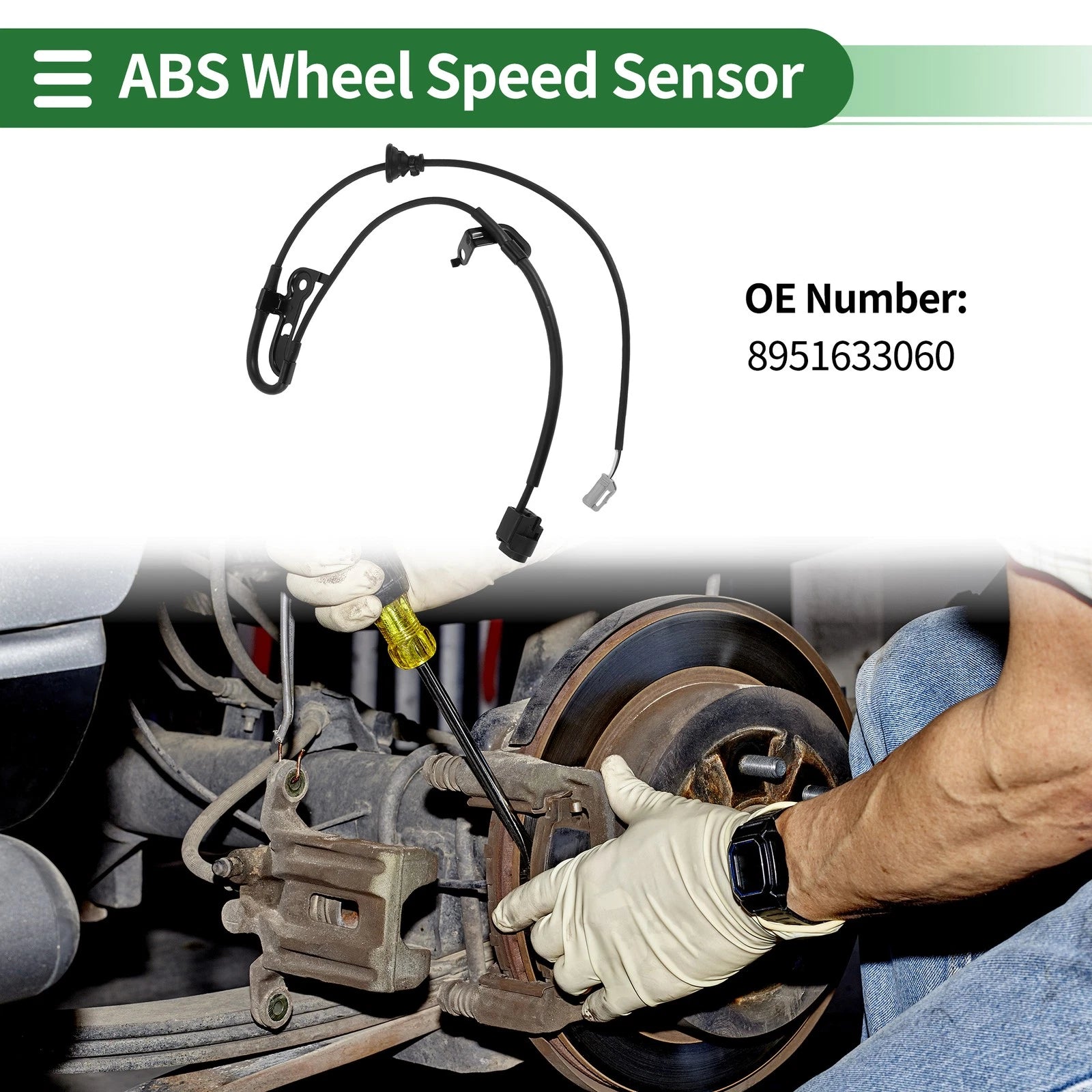 ABS Wheel Speed Sensor No. 8951633060 for Toyota Camry Avalon (2018–2023)