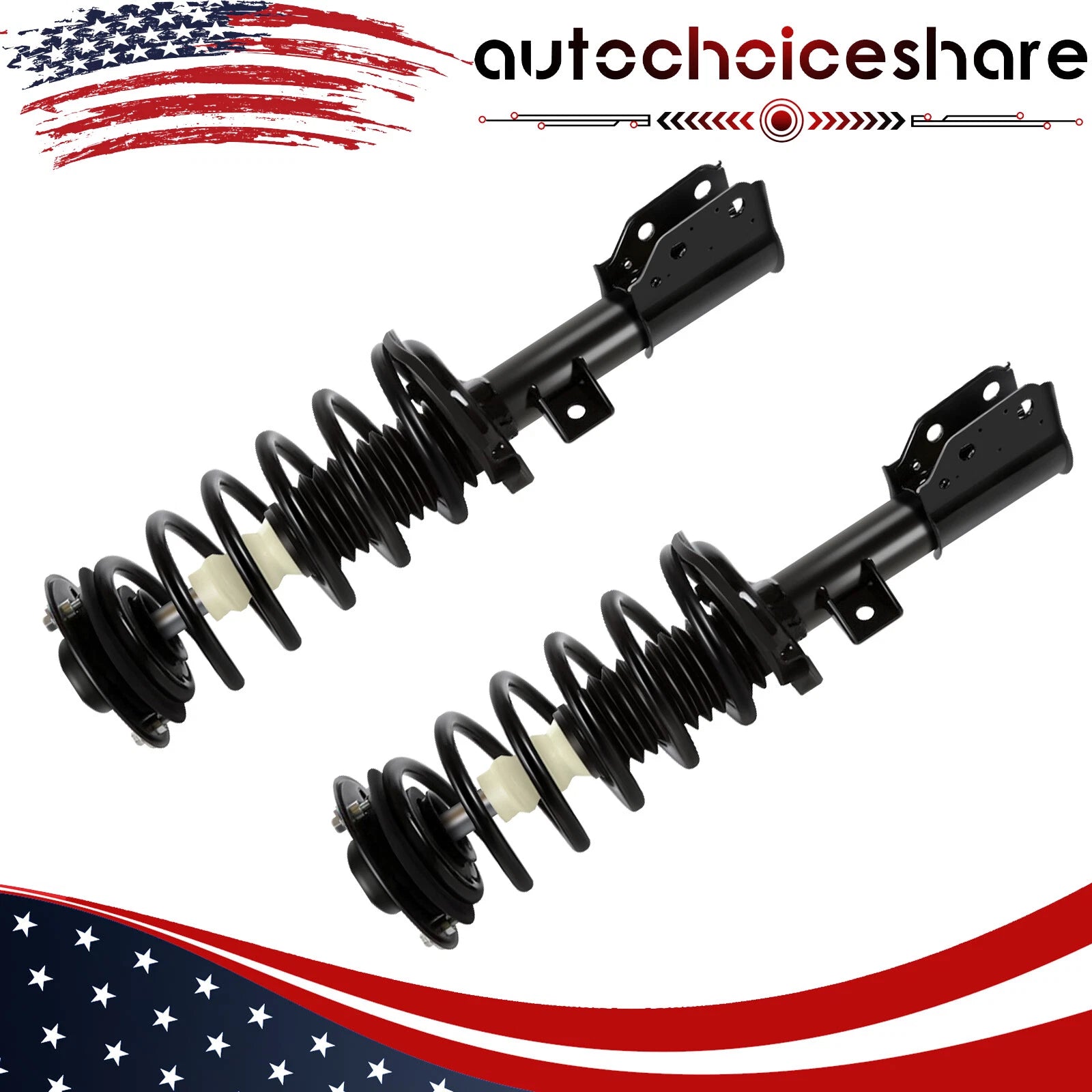 Set of 2 Quick Complete Front Struts Assembly for Chevy Equinox (2011–2017)