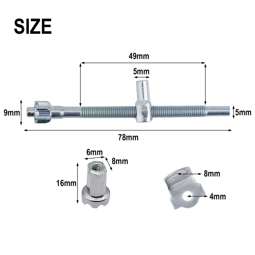 Chainsaw Tension Adjuster Screw Nut 78x49mm for Efficient Saw