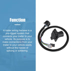 Set of 1 7-Way Tow Harness for Nissan Frontier (2005–2022), Xterra (2005–2015)