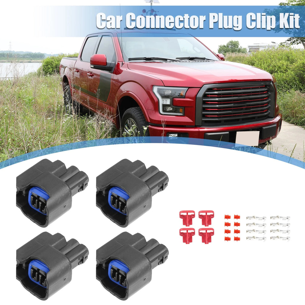 Set of 4 Fuel Injector Connector Adapters for Ford (No.1U2Z14S411BPA)