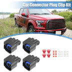 Set of 4 Fuel Injector Connector Adapters for Ford (No.1U2Z14S411BPA)