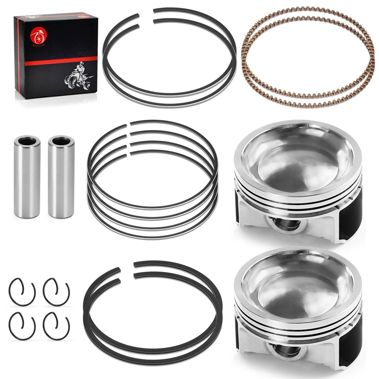 STD 80mm Piston & Rings for Polaris RZR (2008–2010)