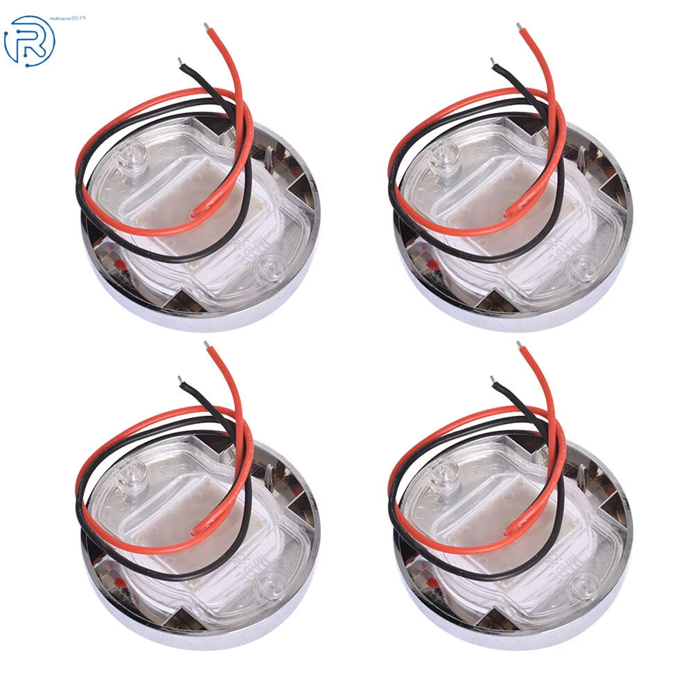 Set of 4 LED Cabin Deck Walkway Courtesy Lights for Marine Boats