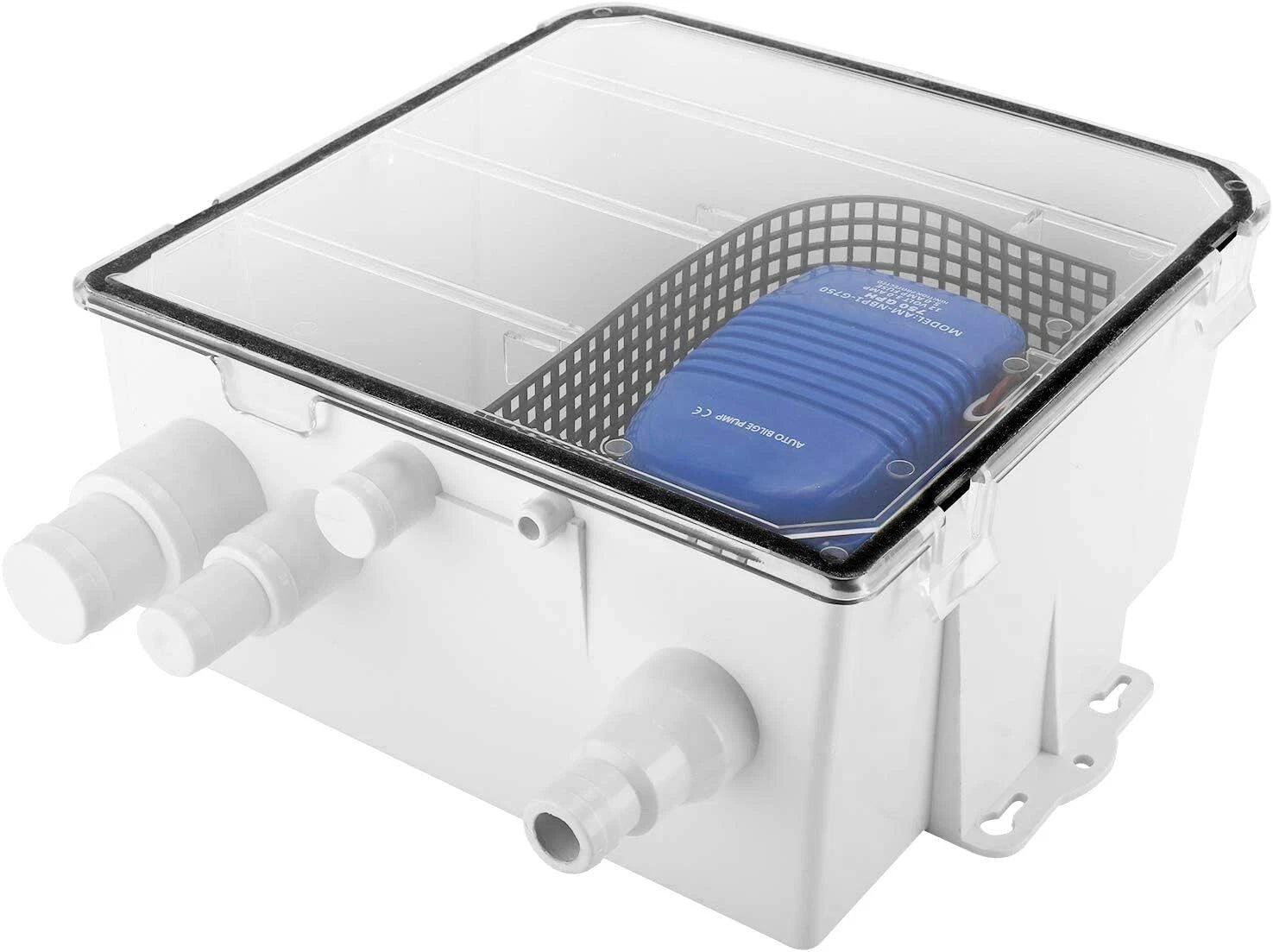 12V 750 GPH Automatic Bilge Pump for Boat (Multi-port Inlet)