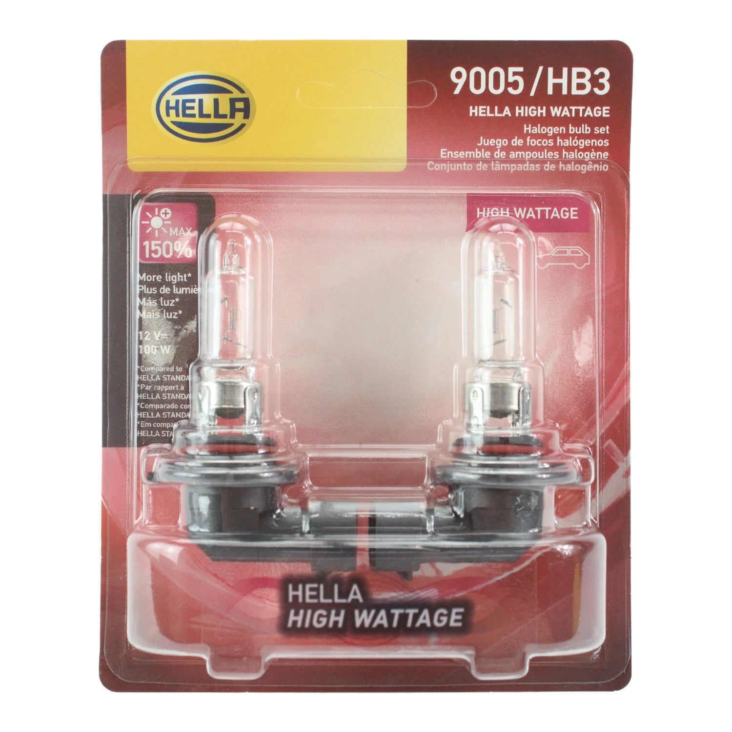 Hella 9005 Multi-Purpose Light Bulb (100W) for Automotive Applications