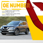 Set of 2 Rear Bumper Reflectors for Nissan Rogue (2017–2020)