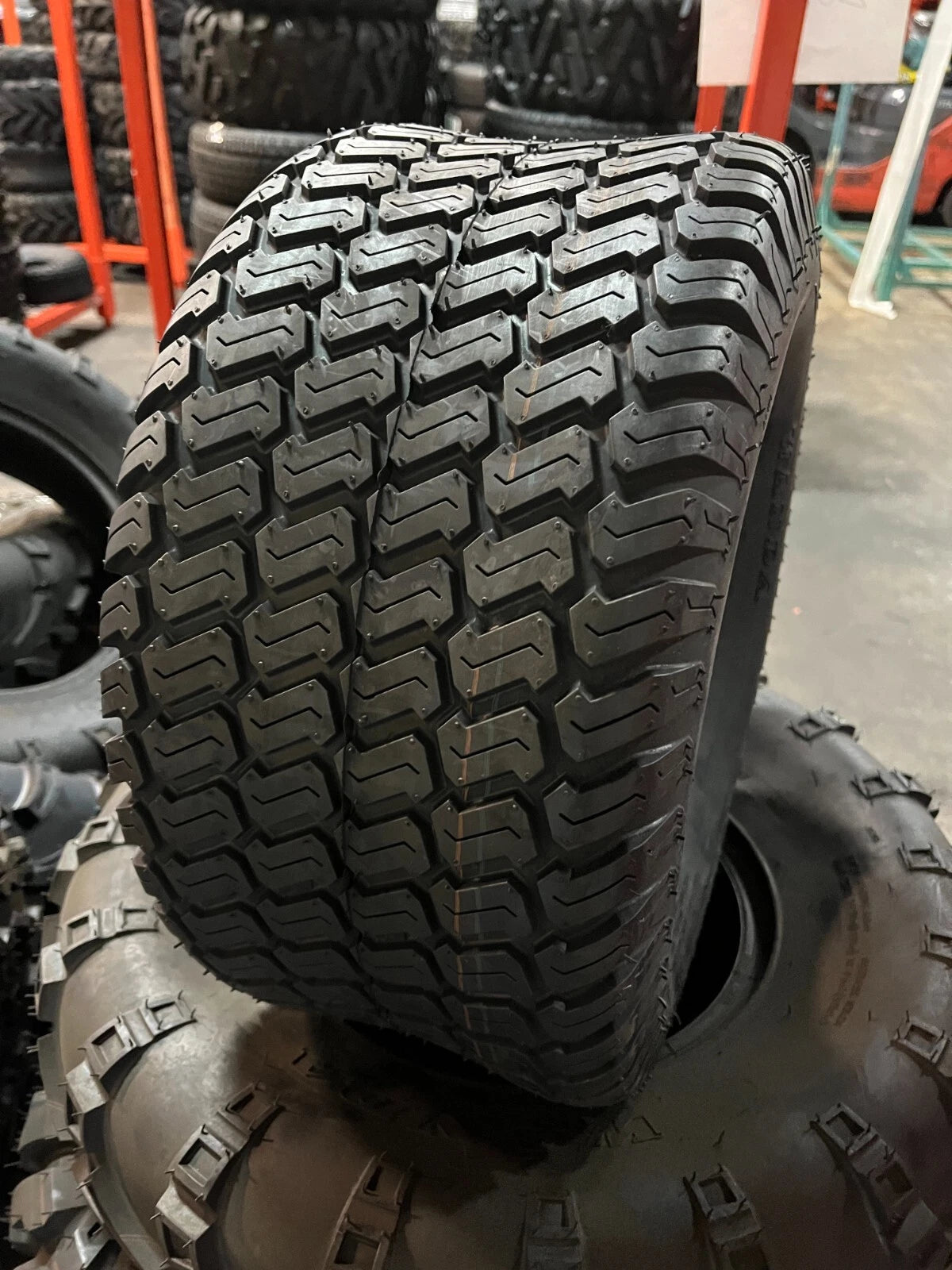 2 WANDA 18x9.50-8 Lawn Mower Tires for Tractor Turf (4PR 13032)