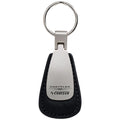 Black Leather Teardrop Keychain - Officially Licensed for Chrysler PT Cruiser