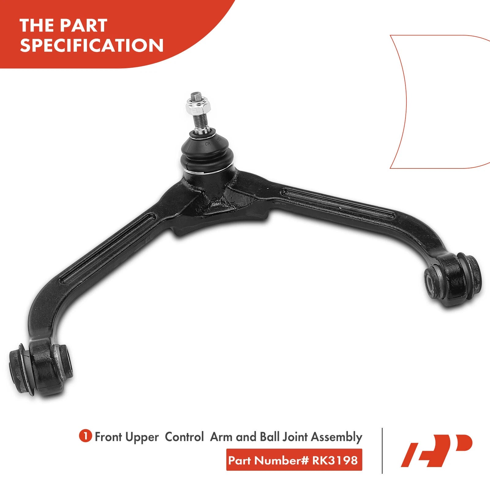 8x Front Control Arm with Ball Joint for Jeep Liberty (2002-2007)