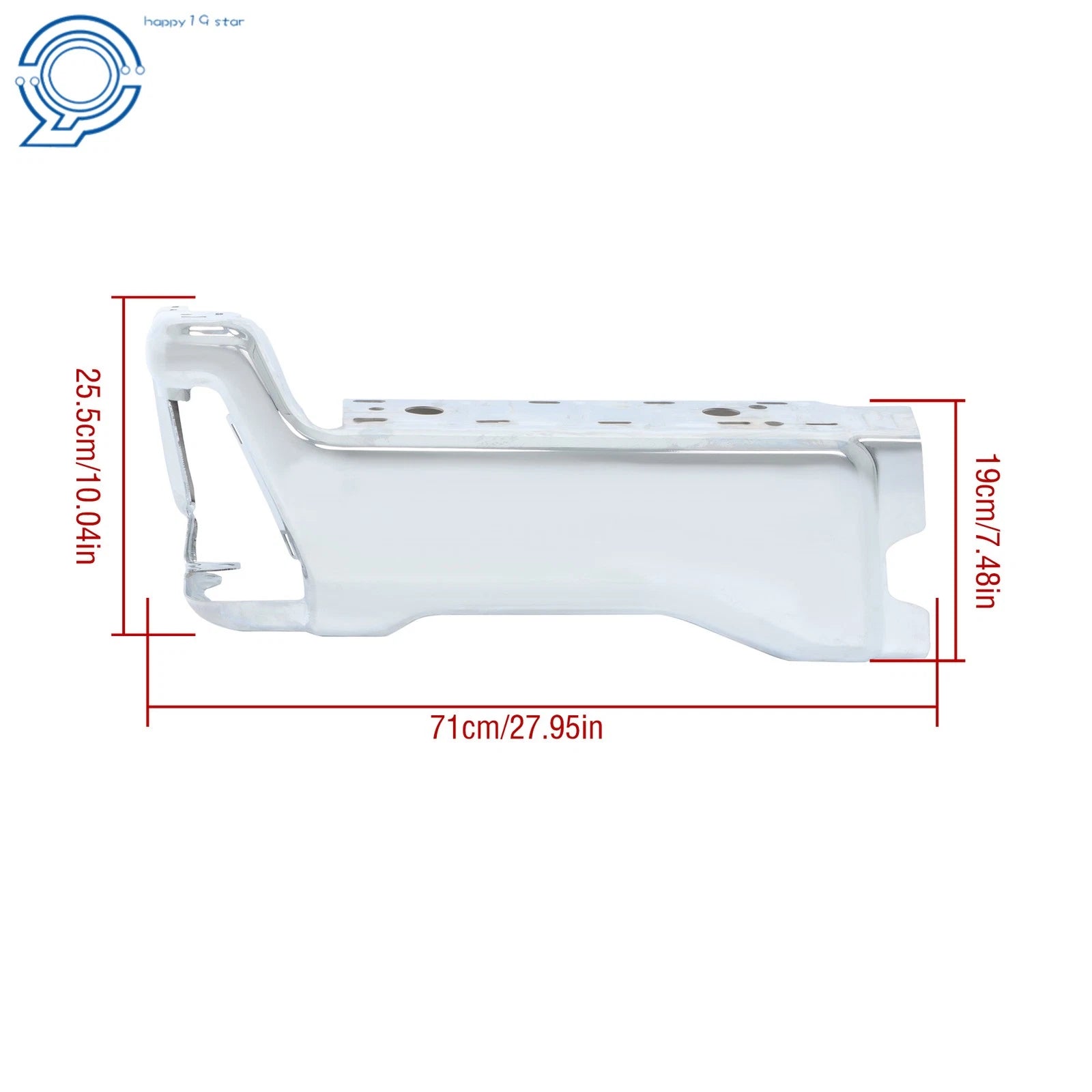 Left Side Rear Bumper End Cap for Ford F250 F350 F450 (2023–2025)