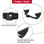 Class 3 Rear Trailer Hitch for Jeep Grand Cherokee (1999–2004) 2" Receiver