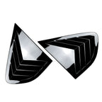 Glossy Black Rear Window Louver Cover for BMW X4 (2014-2018)