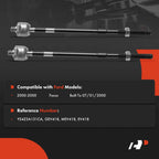 2X Front Inner Tie Rod End for Ford Focus (2000-2000)