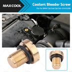 Vent Screw for BMW 1 Series (2004) E87 - Brass Radiator Coolant Bleed Screw
