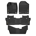 3D Molded TPE Floor Mats for Honda Pilot (2016–2022) All Weather Liners