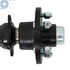 3.5K Trailer Axle for 5 Lug Vehicles (85" Hub Face, 70" Spring Center)