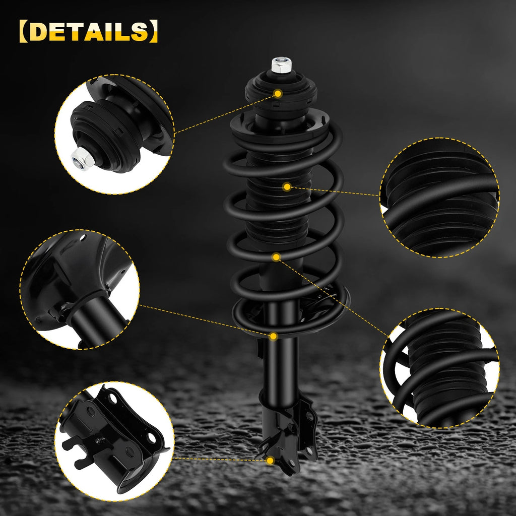 Set of 2 Front Complete Struts Springs Assembly for Chevrolet Aveo