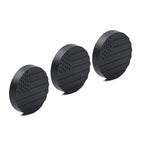 3X Lock Door Key Hole Socket Cover Trim Black for Jeep Wrangler TJ JK JL JT