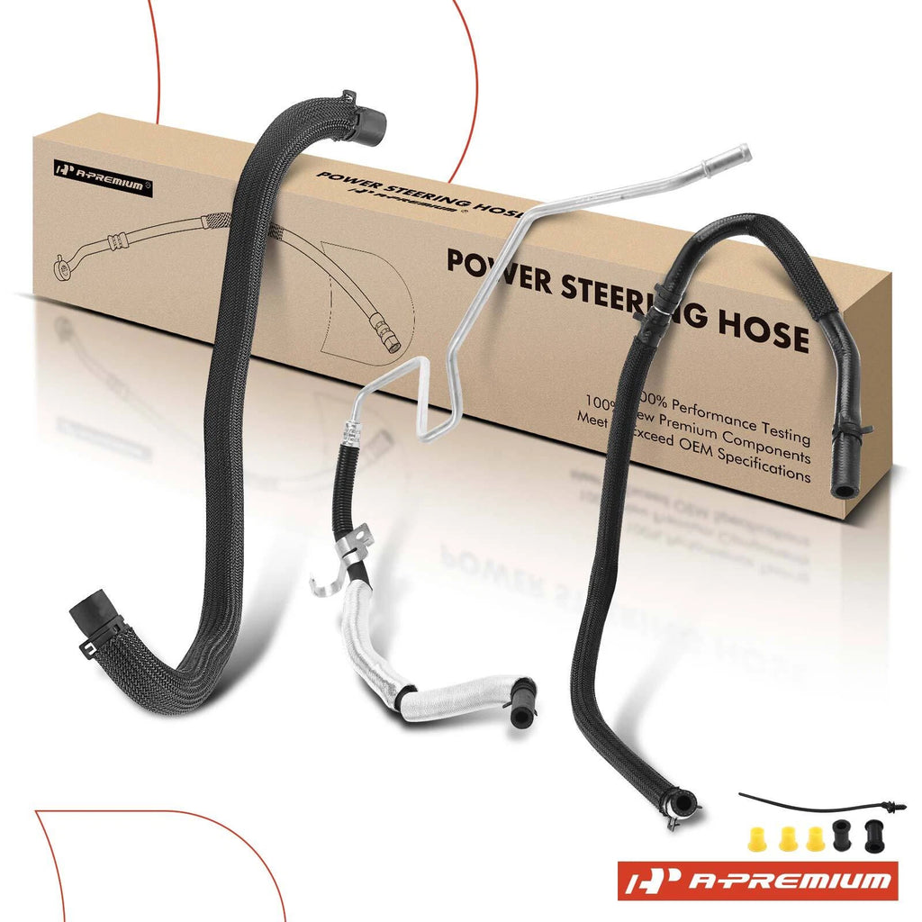 3X Power Steering Return & Reservoir Line Hose for Ford Edge (2012–2014)