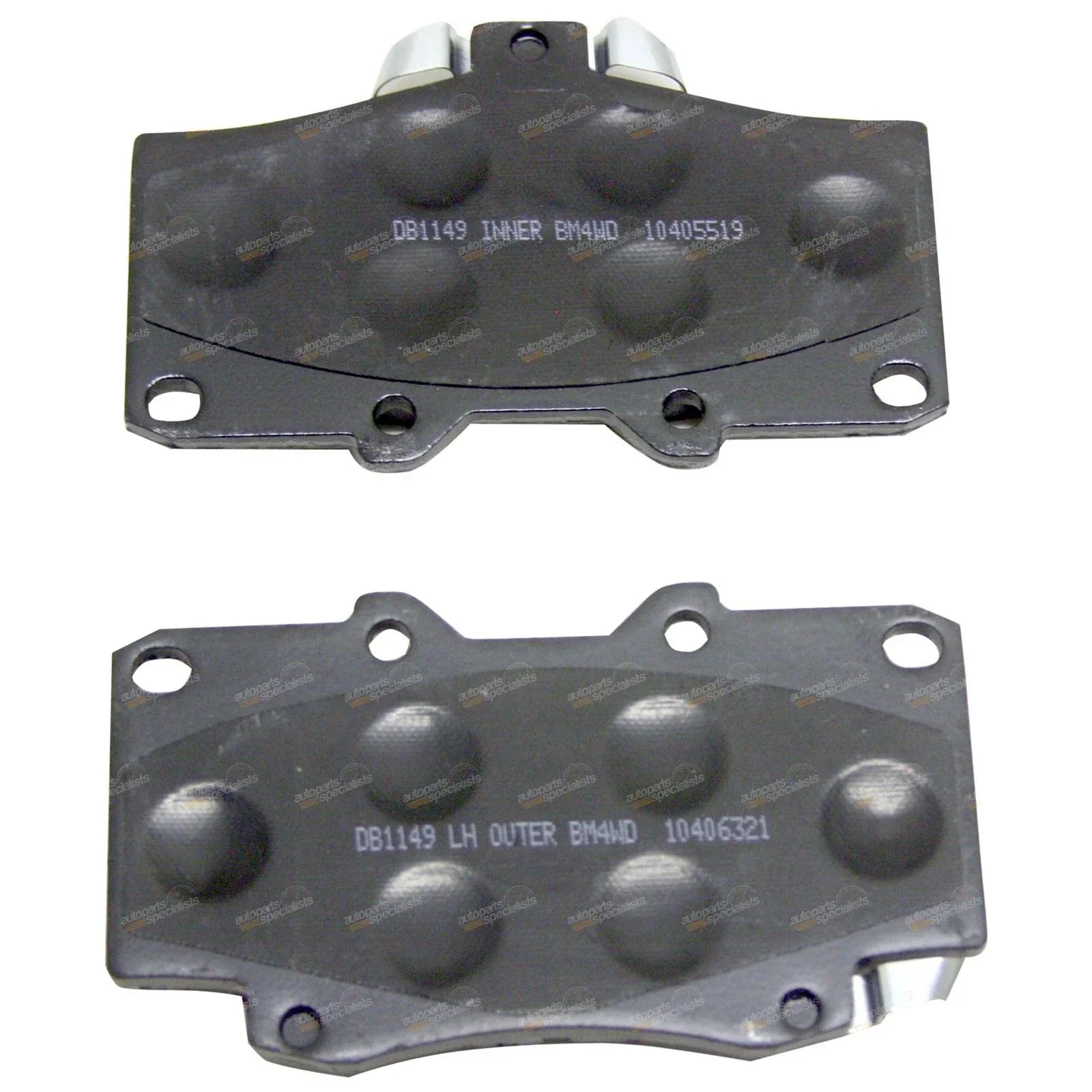 / 4x4 Front Disc Brake Pad Set for Toyota Hilux (1988–2005)