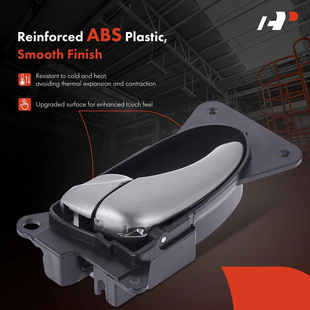 Left Interior Door Handle for Nissan Altima (2002-2005) Silver Smooth