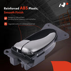 Left Interior Door Handle for Nissan Altima (2002-2005) Silver Smooth