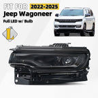 Full LED Black Headlight for Jeep Wagoneer (2022–2025) - Left Driver Side