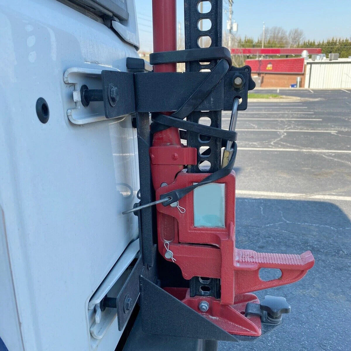 Rear Door High Lift Jack Mount Bracket for Jeep Wrangler JK (2007–2018)
