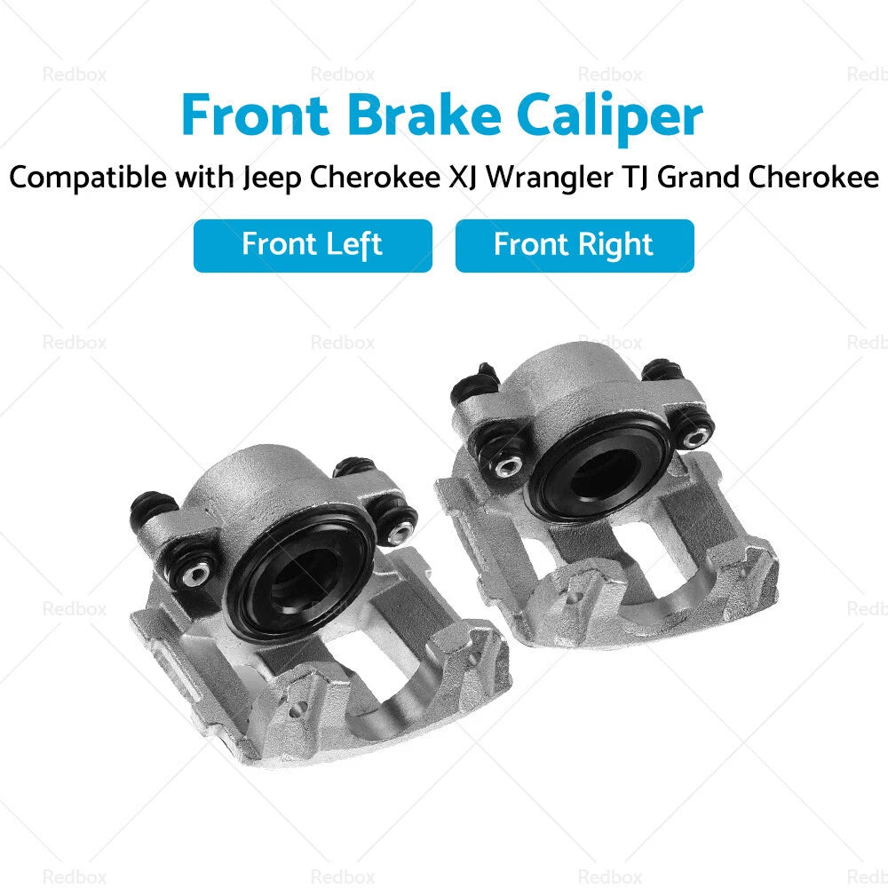 Brake Caliper Set of 2 for Jeep Cherokee XJ Wrangler TJ Grand Cherokee