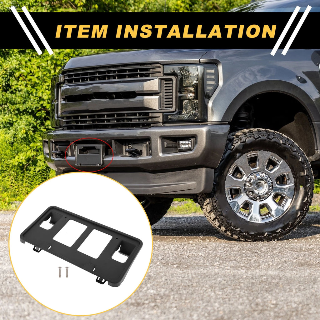 Front Bumper License Plate Bracket Holder for Ford F-150 (2006–2008)