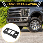 Front Bumper License Plate Bracket Holder for Ford F-150 (2006–2008)