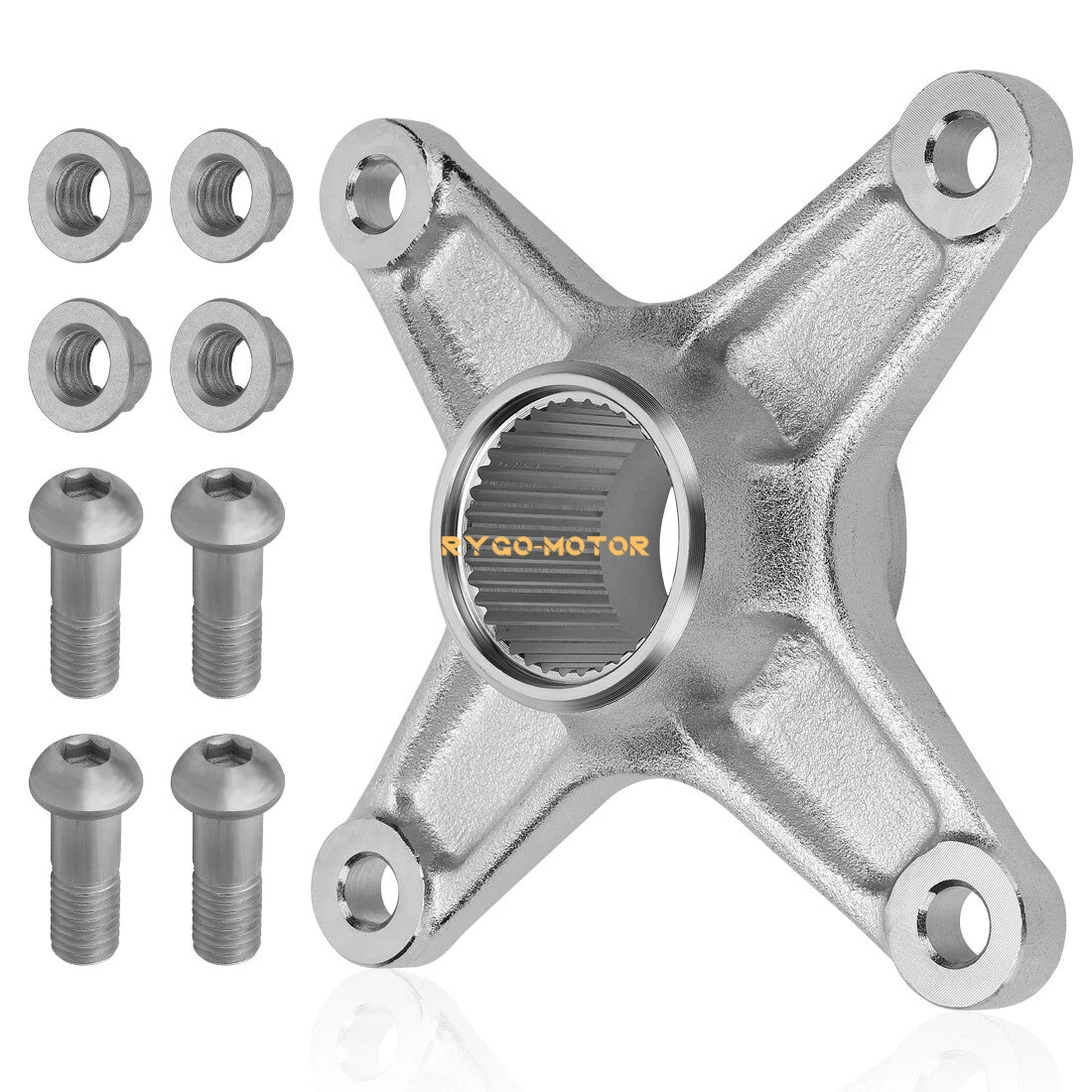 Rear Axle Sprocket Mount Hub Collar Holder Kit for Yamaha YFZ450 Raptor 700 (2004–2023)