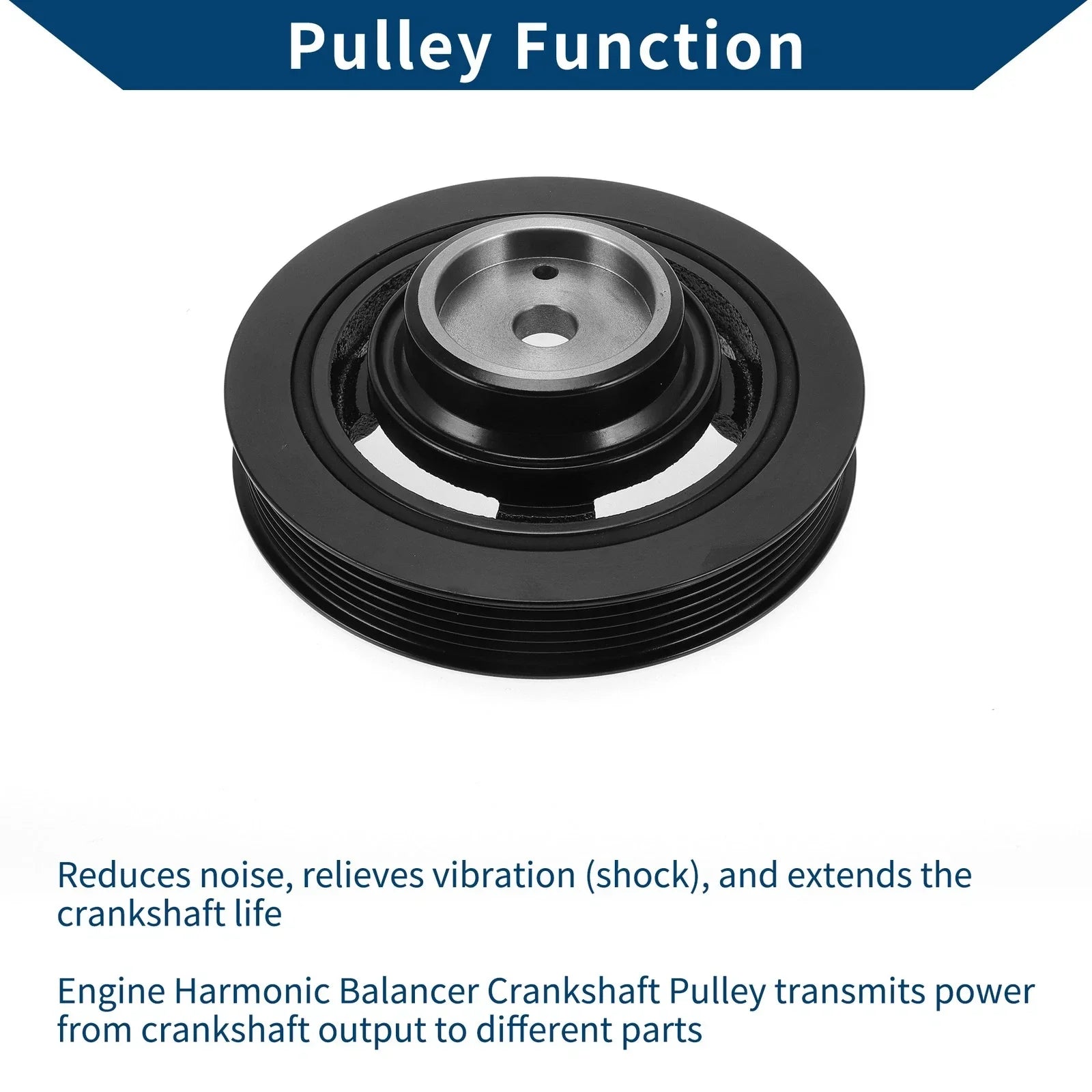 Harmonic Balancer Crank Pulley for Hyundai Santa (2010-2012)