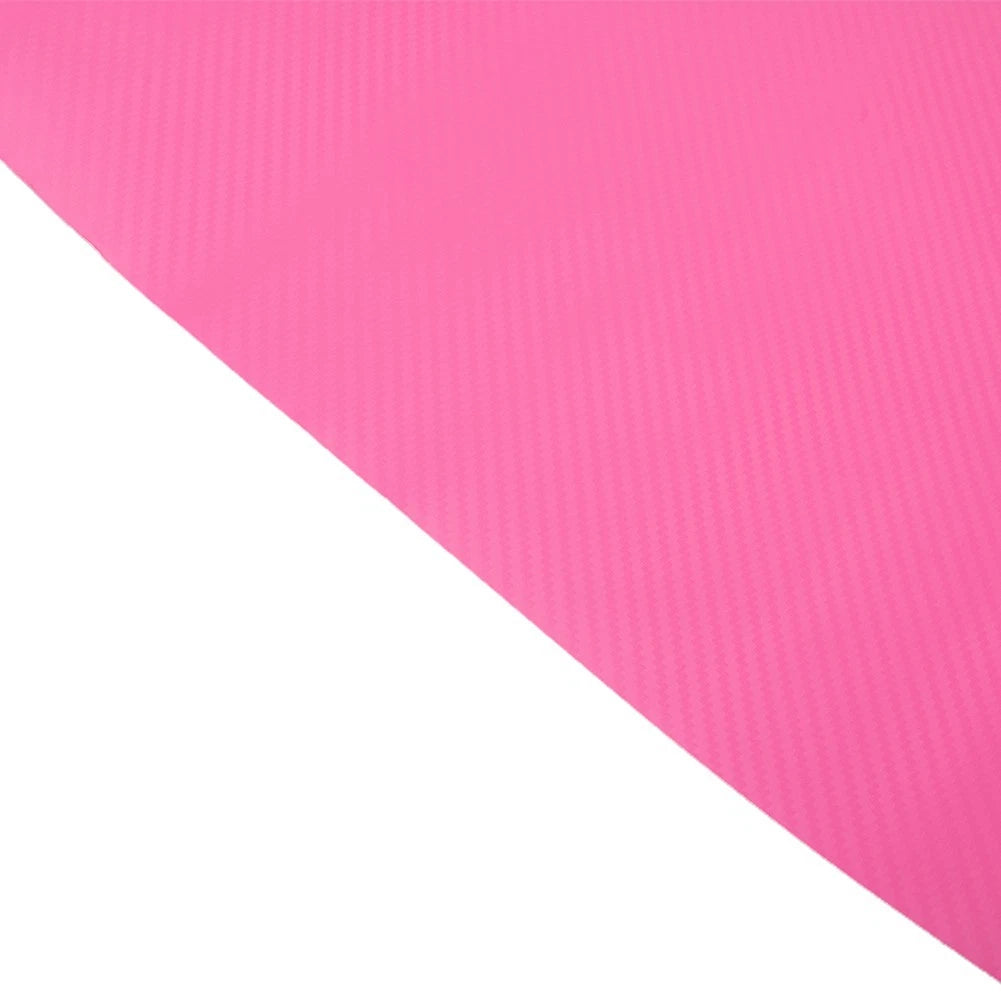 Pink Carbon Fiber Vinyl Wrap Sticker for Interior Accessories Panel (127CM)